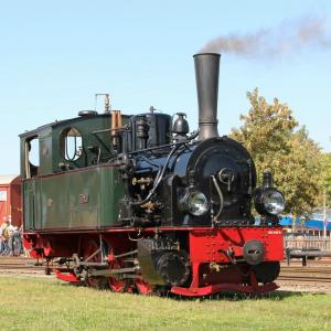 Die Dampflok „Hoya“ des DEV wird am 17. und 18. August fahrplanmäßig auf der Selketalbahn verkehren. Weitere Einsätze erfolgen am Festwochenende 24./25. August in Wernigerode. (Foto: DEV)