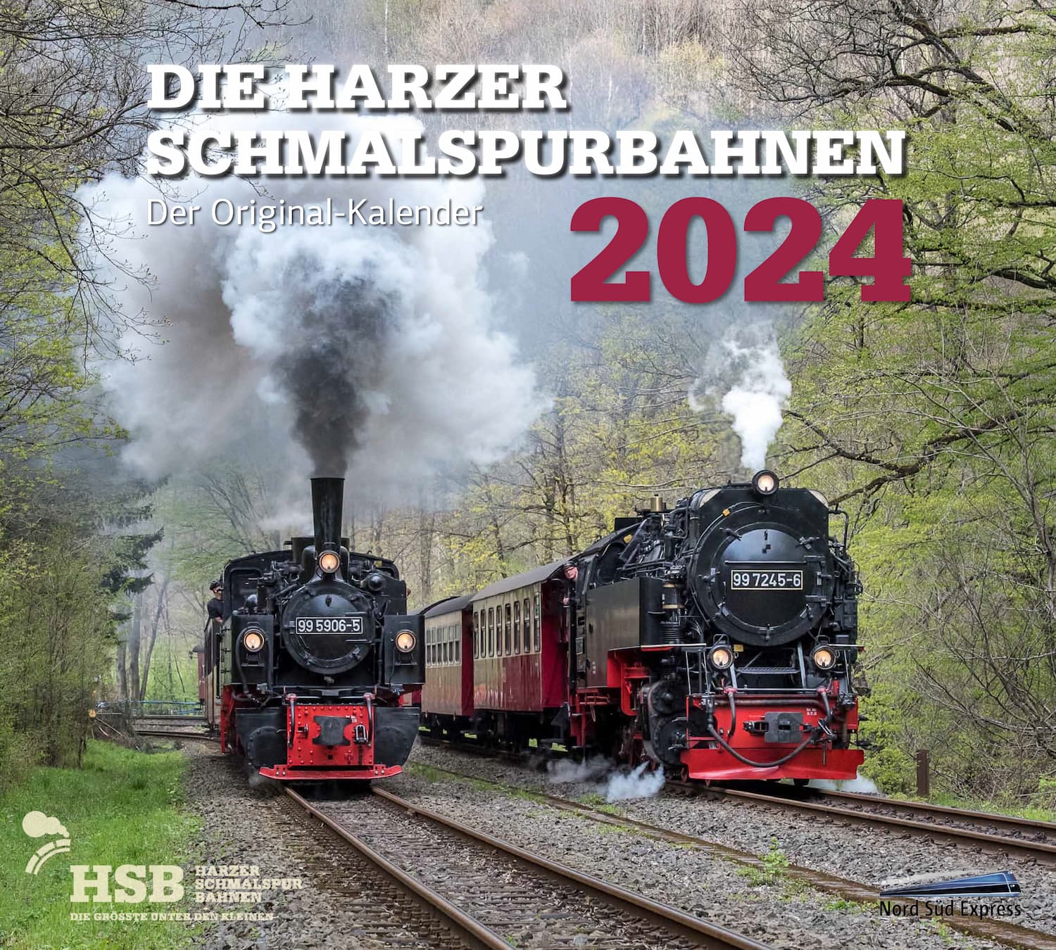 Harzer Schmalspurbahnen KALENDER HARZER SCHMALSPURBAHNEN 2024, Nord